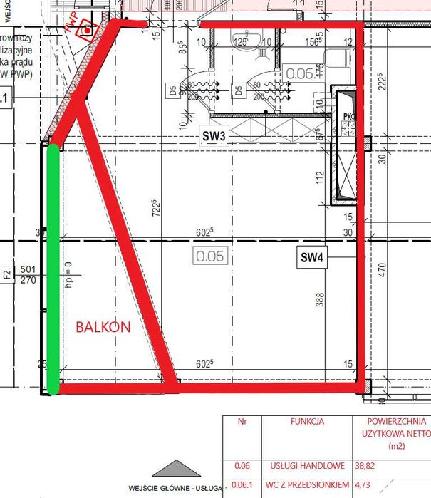 sprzedaż lokalu do usługi handlowej