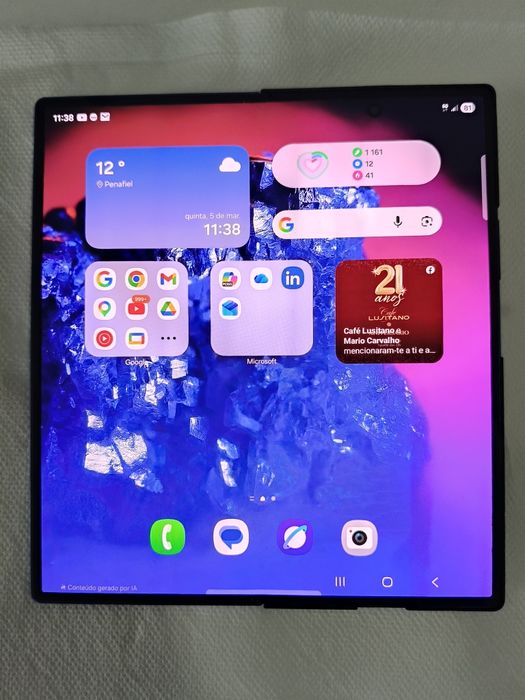 Samsung Fold 7 512Gb Blue Troco por S26 Ultra