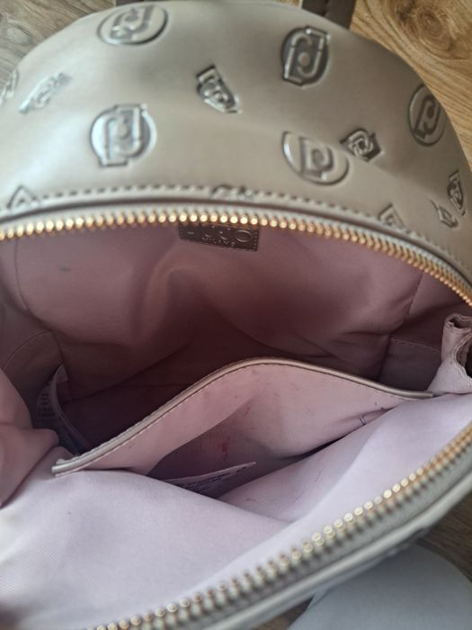 Plecak złoty Liu Jo 29 cm piękny elegancki