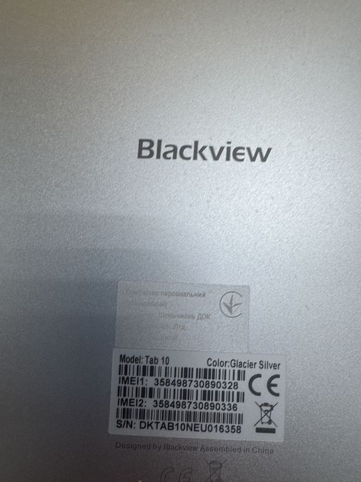 Планшет Blackview 10 на запчастини