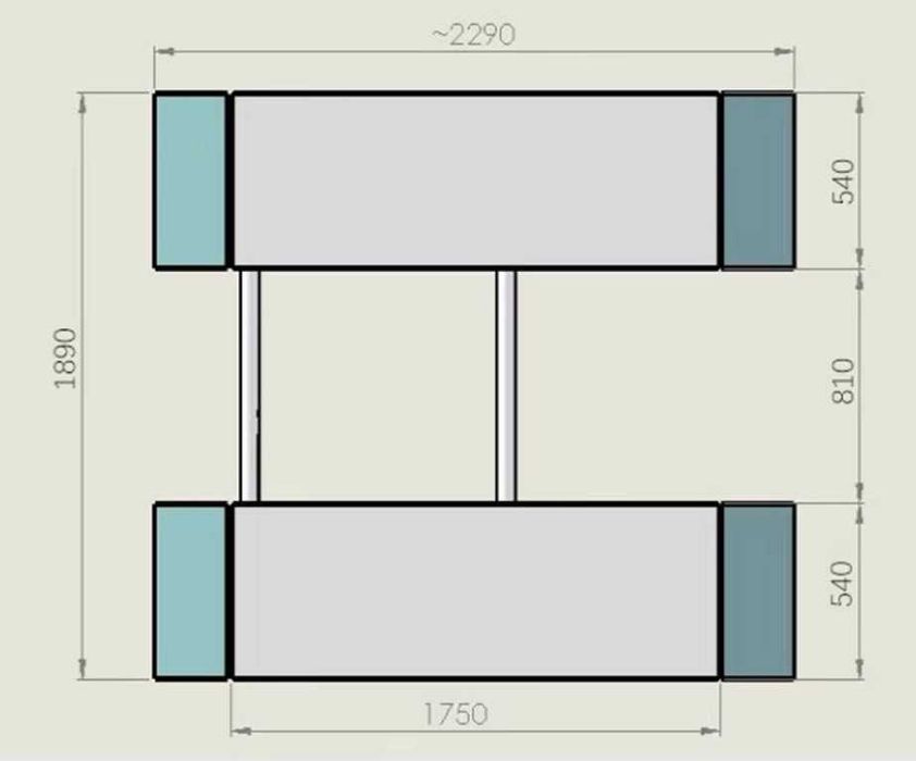 Podnośnik Nożycowy Moblin 1,4M B-AUTOMATION LB-LS4C 3 TONY 140cm 380V