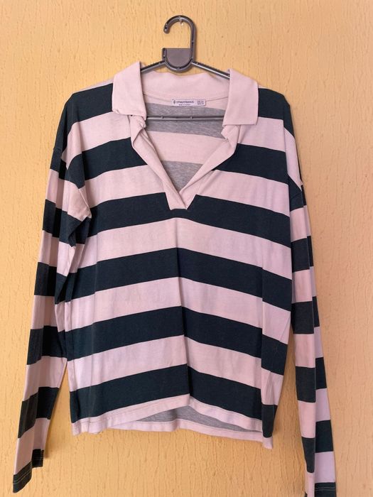 camisola riscas verdes