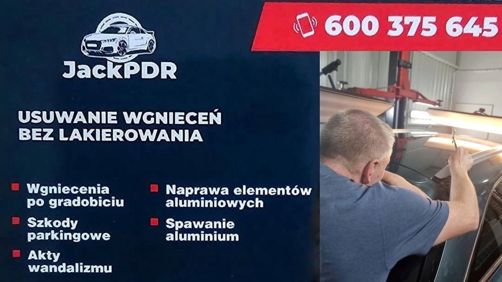 Jack PDR Usuwanie Wgnieceń bez lakierowania