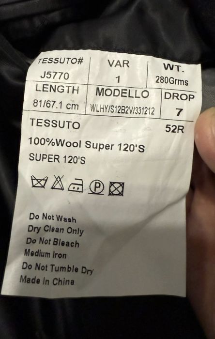 Чоловічий блайзер, піджак - Balmain. Wool super 120