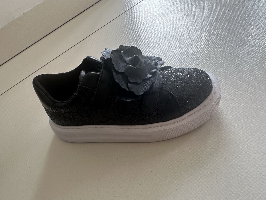 Sneakersy Liu Jo Kylie Chic 32 czarne brokatowe