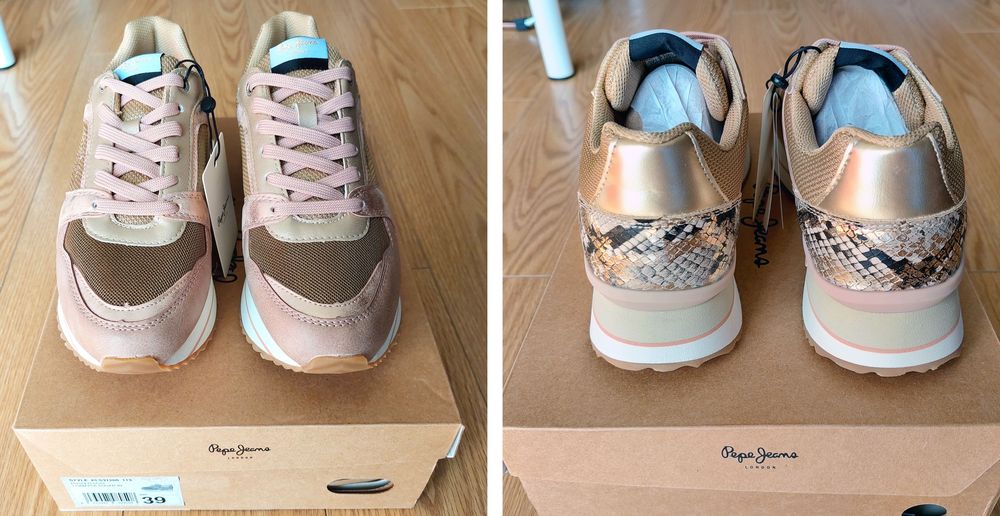 Sapatilhas de mulher PEPE JEANS PLS31260 RUSPER COSI 113 MAPLE SUGAR