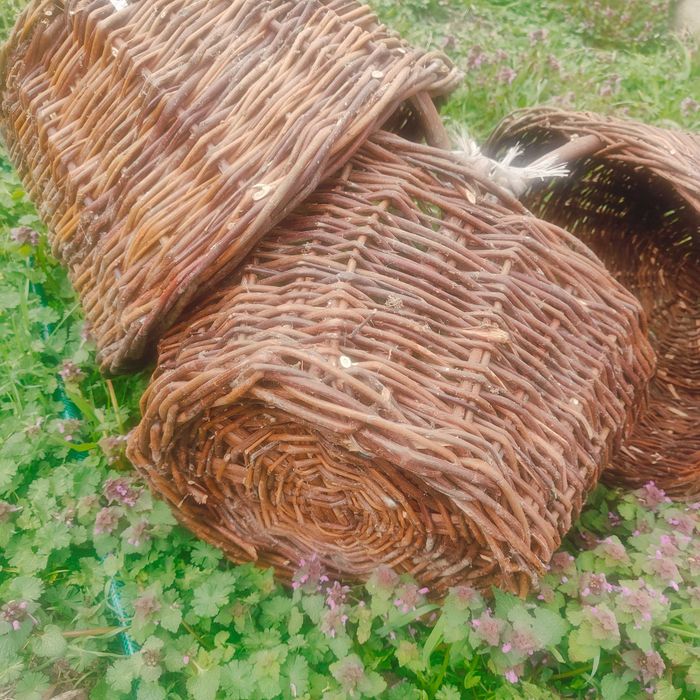 Koszyk wiklinowy na ziemniaki