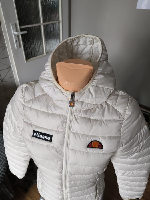 Ellesse Lompard kurtka damska biała XS pikowana zimowa przejściowa kap