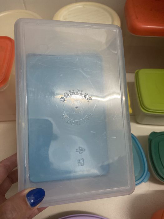 14 potes com tampas plástico domplex termolis434974355054940161