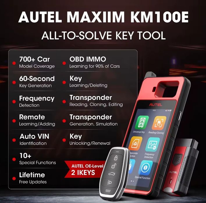 Autel MaxiIM KM100E – Máquina Programadora de Chaves