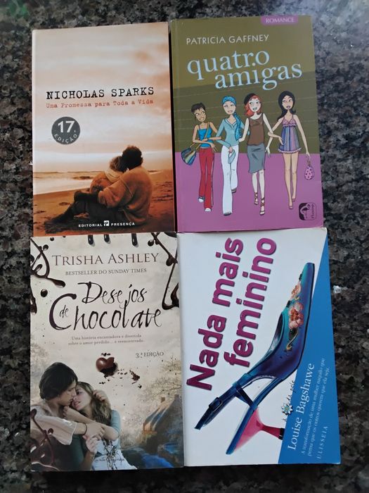 Quatro livros de varios escritores.