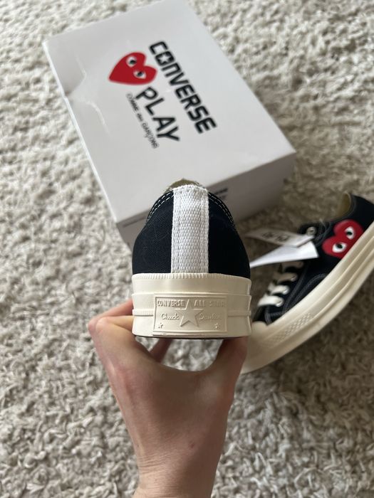 Кеди кросівки Comme Des Garcons Play x Converse Low 150206C