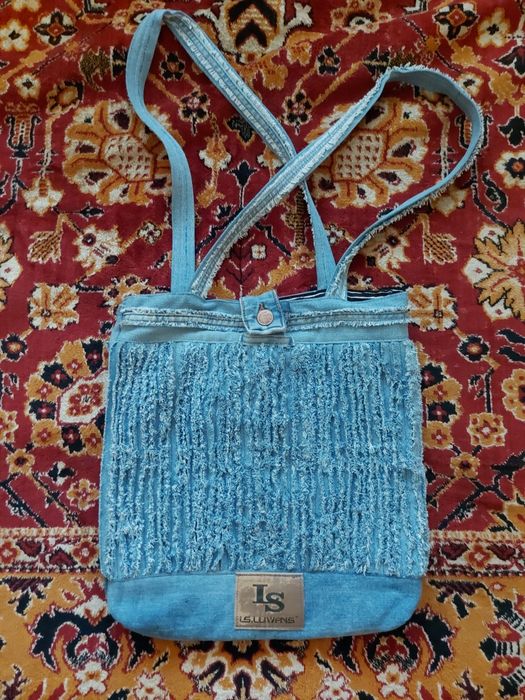 Пляжная сумка. Шопер.ручная работа. 36 х 39.