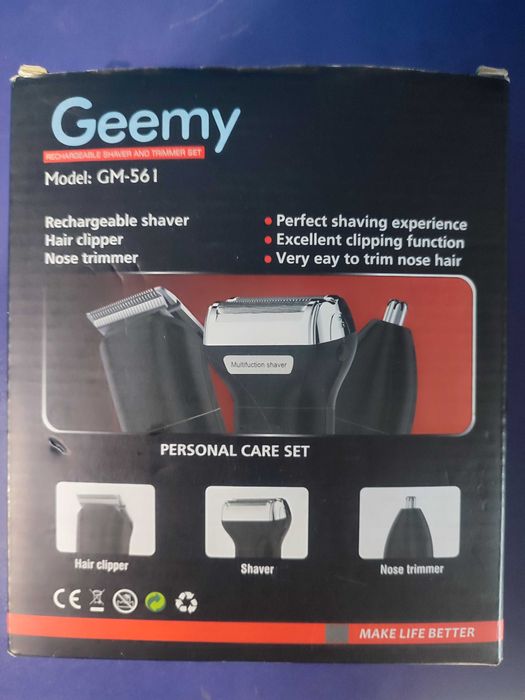 Триммер + электробритва 3 в 1 Gemei GM-561 (беспроводной)