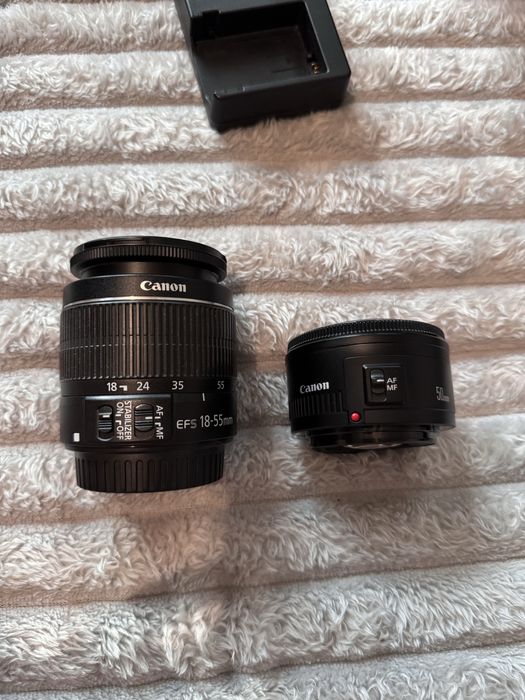 Zestaw Canon EOS 600D + 2 obiektywy + torba – kompletny zestaw!