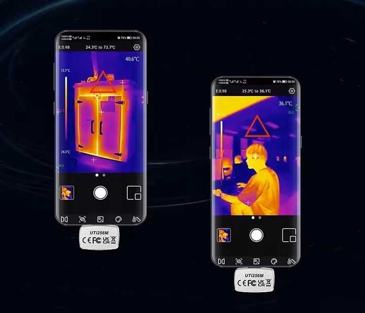 MINI Termowizja kamerka termowizyjna do telefonu miernik temperatury