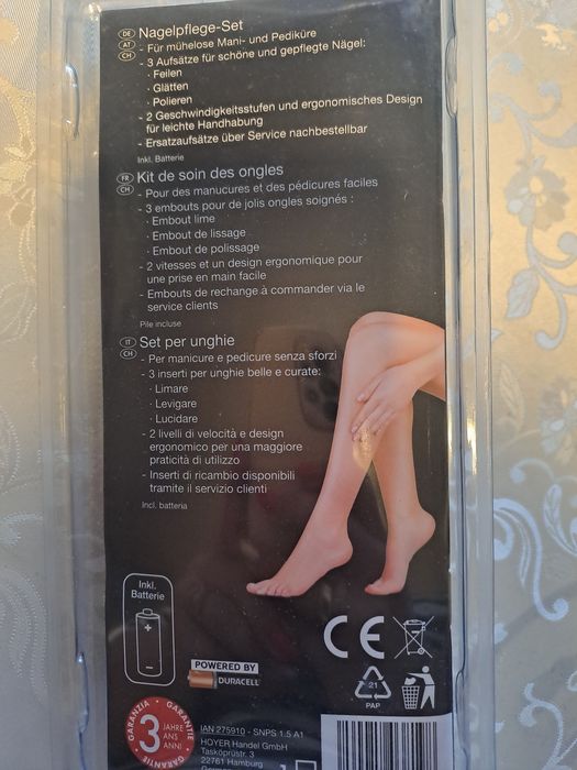 Zestaw do pielęgnacji paznokci.