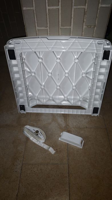 Kit de união universal para máquinas de lavar e secar com prateleira deslizante
