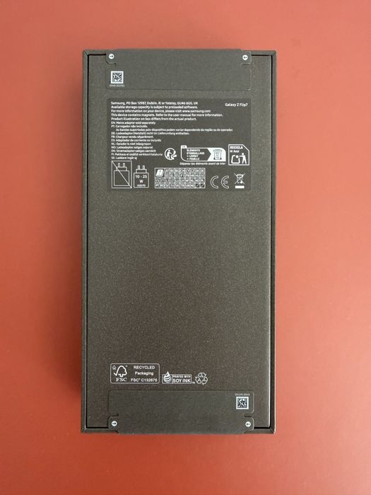 Samsung Galaxy Z Flip 7 (256GB) - Novo, Selado - Cor: Blue Shadow
