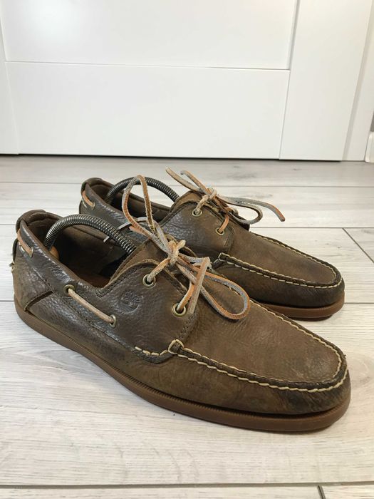 Skórzane mokasyny Timberland Classic Boat 2-Eye rozm. 45