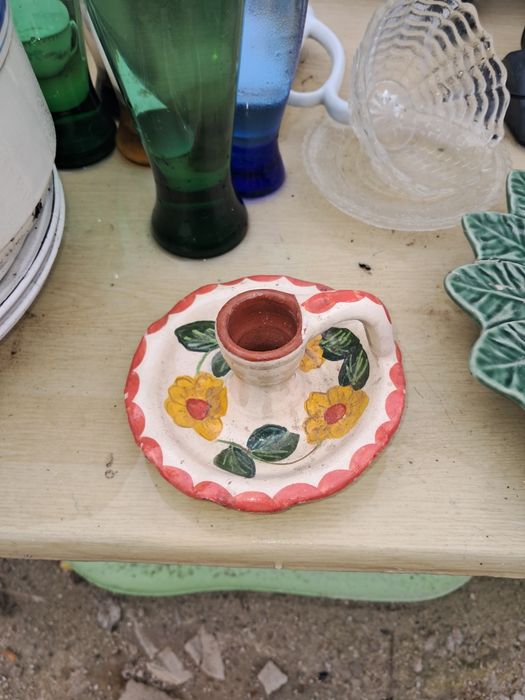 Clay Candle Holder