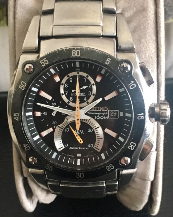 Seiko Sportura Retrograde,raro ,bom estado desportivo