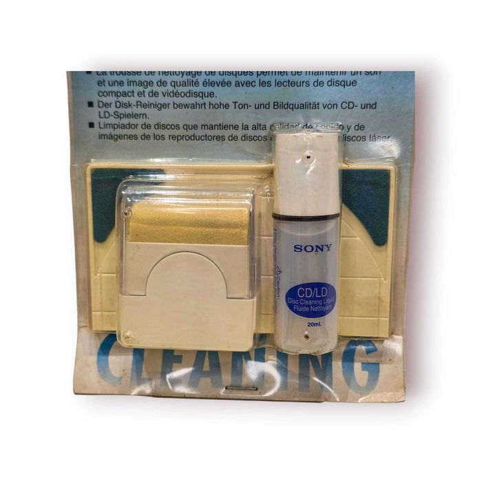Kit de Limpeza CD/LD Sony CD-9DCL – Novo em Embalagem Original