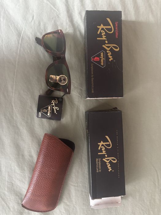 Rayban Wayfarer Tortuise B&L novos - especial 40 anos - muito raro