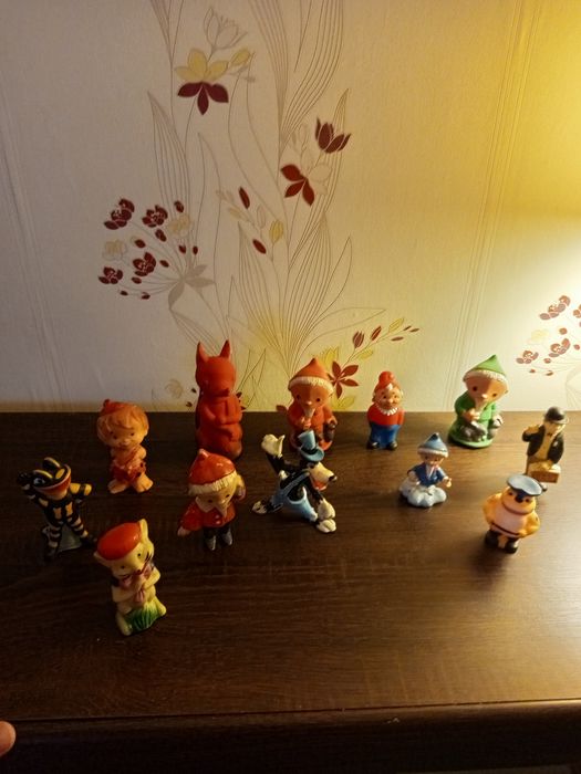 Zestaw 12 figurek bajkowych prl