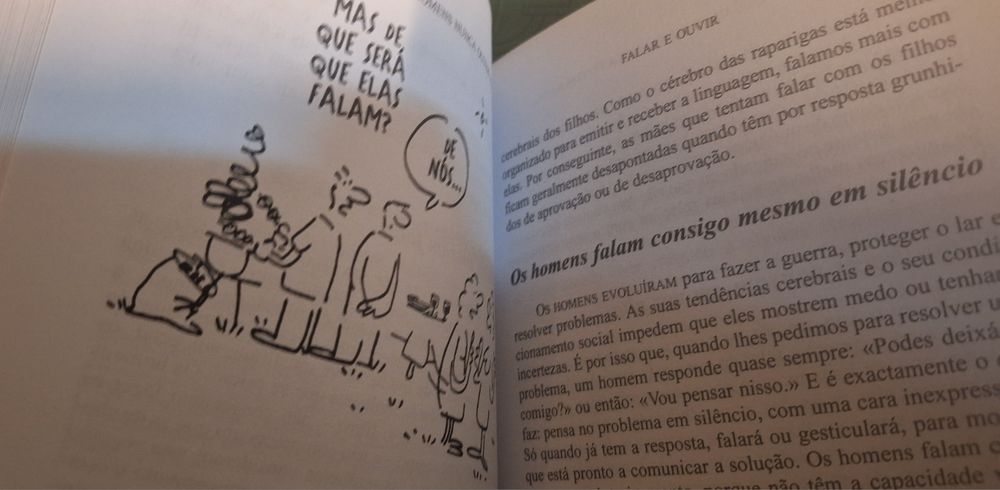 Porque é que os homens nunca ouvem nada...