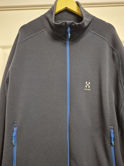 Кофта , софтшел, зип,утеплена  HAGLOFS BUNGY lll polartec p. L-XL ИДЕАЛ.