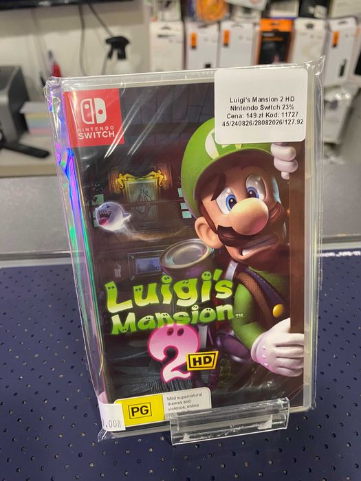 Luigi's Mansion 2 HD Nintendo Switch Nowa Sklep Ostróda
