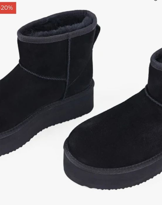 Жіночі уггі MIRATON велюрові чорні(ATTU-19)