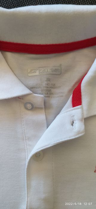 Biała koszulka polo 152