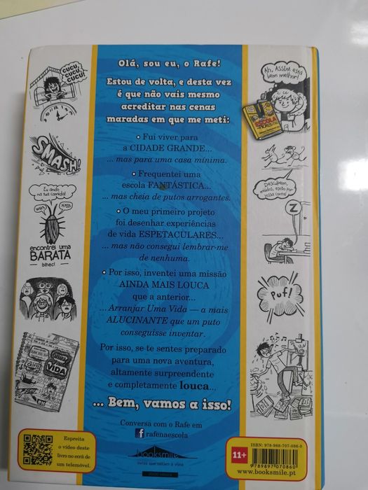 Livro juvenil "Escola - o rebelde está de volta"