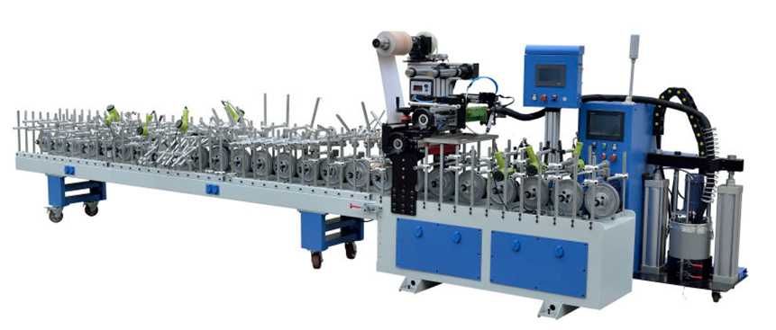 Ламінуючий  станок для окутування МДФ профілів PUR-300 (PUR-460)