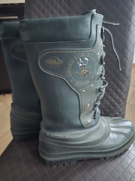 DEMAR buty zimowe myśliwskie HUNTER SPECIAL WEŁNA OWCZA 43-44