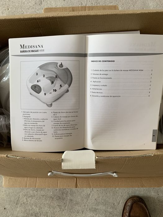 Mini banheira de hidromassagem para pés