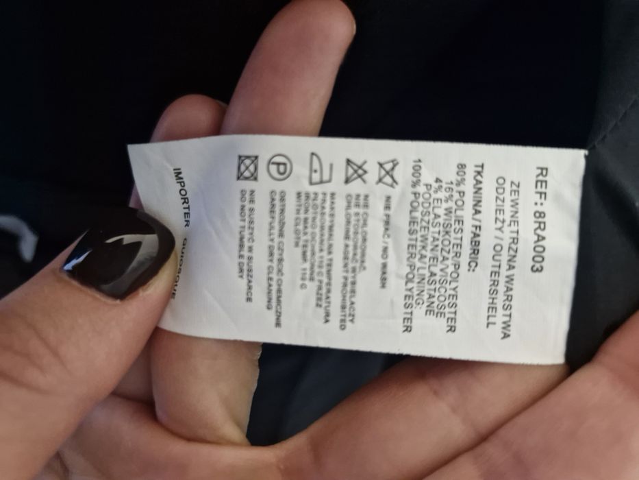 Kostium  marynarka żakiet spodnie zieleń butelkowa M Quiosque