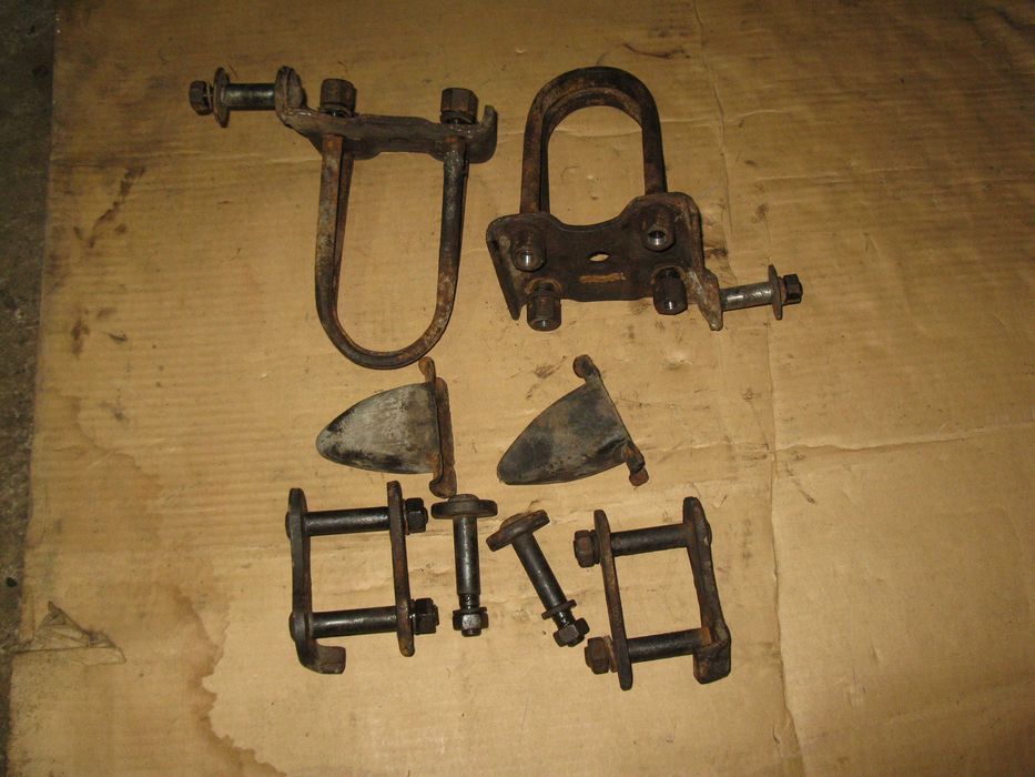 комплект креплений рессор газ 21 волга или прицеп