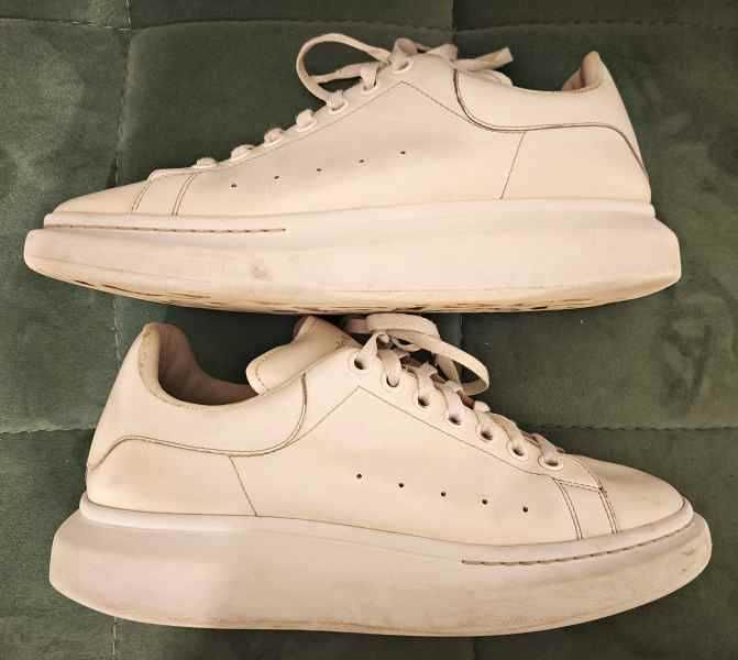 Skórzane sneakersy Alexander McQueen