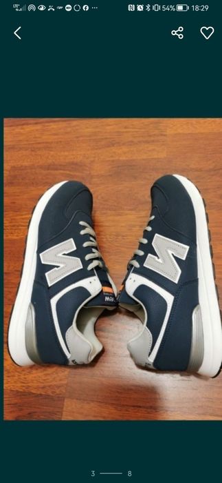 Sportowe Adidasy Męskie Lekkie Wygodne Niebieskie