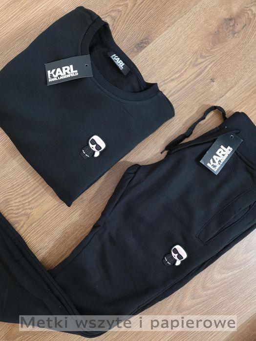 Dres Karl Lagerfeld męski nowy komplet dresowy dres