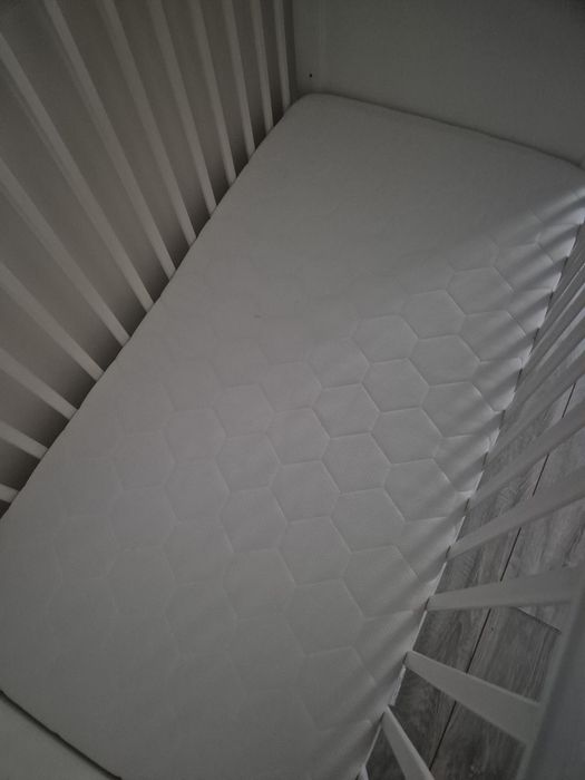 Łóżeczko niemowlęce Woodies 120x60 z materacem