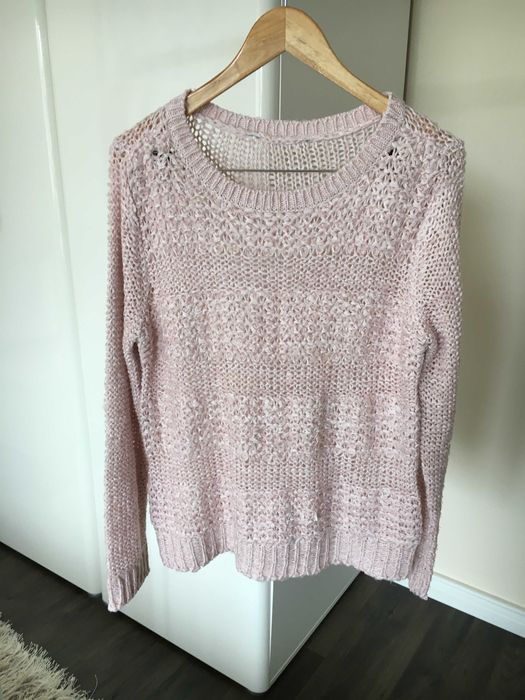 Sweter jasny róż rozm.XL/XXL