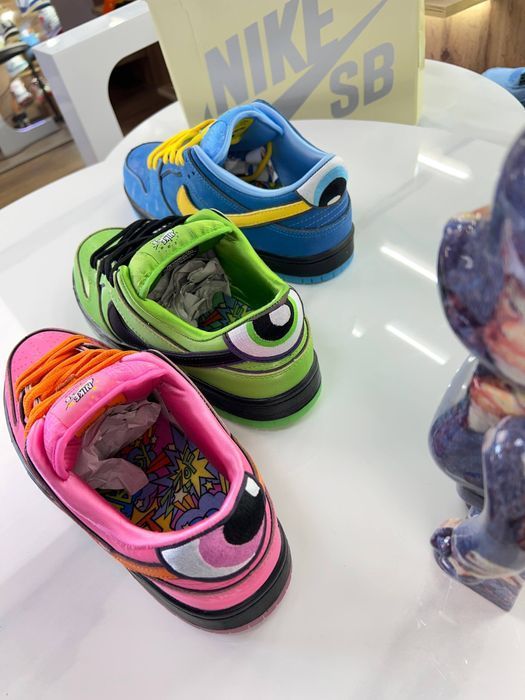 Кросівки Nike SB Dunk Low Blue x Pink x Green