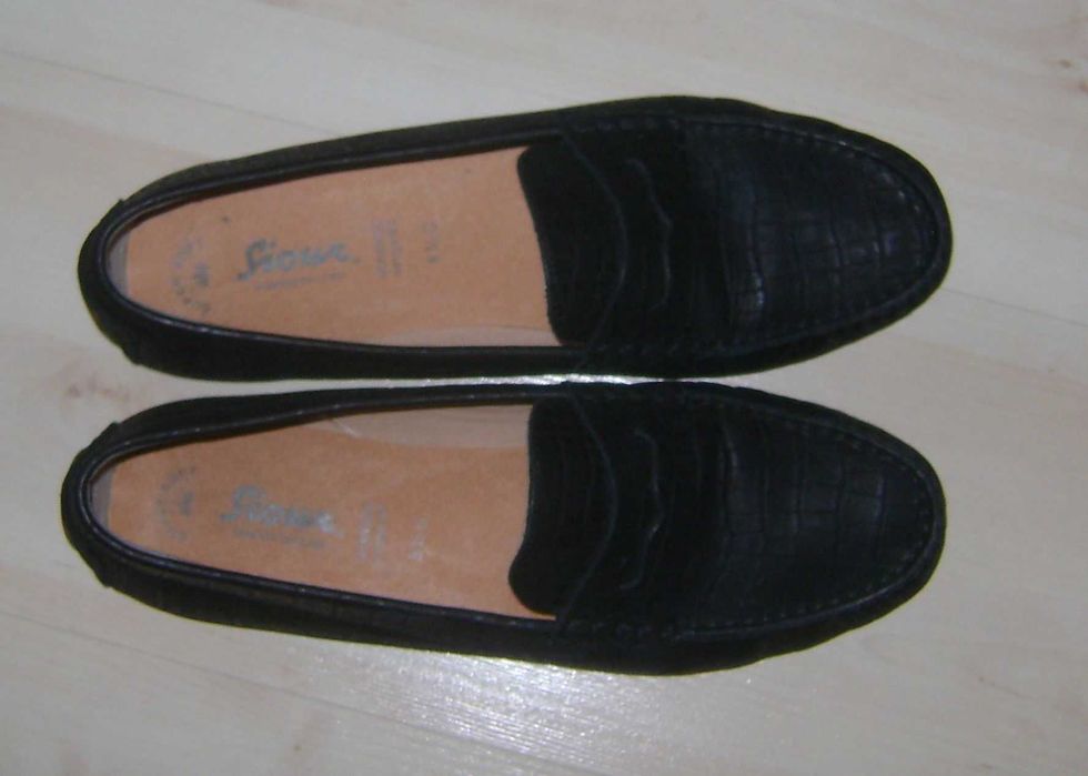 Sioux skóra natural. damskie komfortowe mokasyny super soft ecco r. 43
