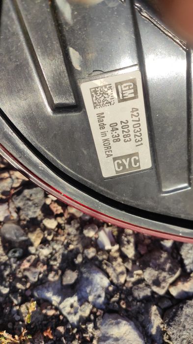Ліхтар задній Chevrolet Bolt EV 17-21 (фонарь задний)