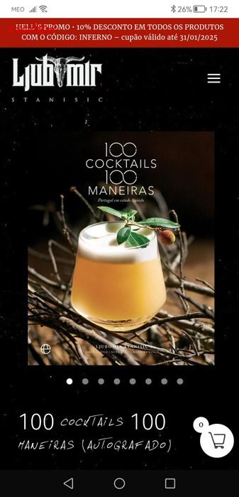 Livro 100 maneiras 100 cocktails