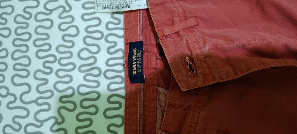 calças Zara rosa